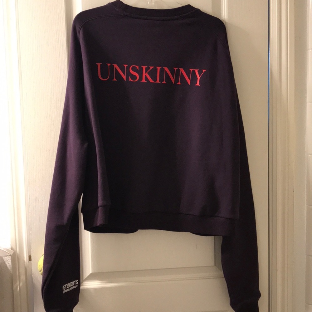 Vetements unskinny crewneck